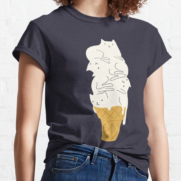 Cat Ice Cream Classic T-Shirt
