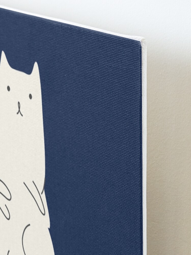 Alternate view of Cat Ice Cream Mounted Print