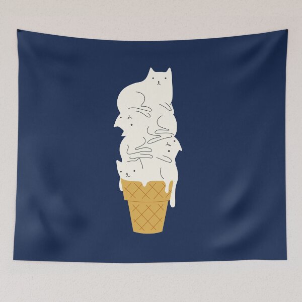 Aperçu de l'œuvre Crème glacée pour chat créée et vendue par ilovedoodle.