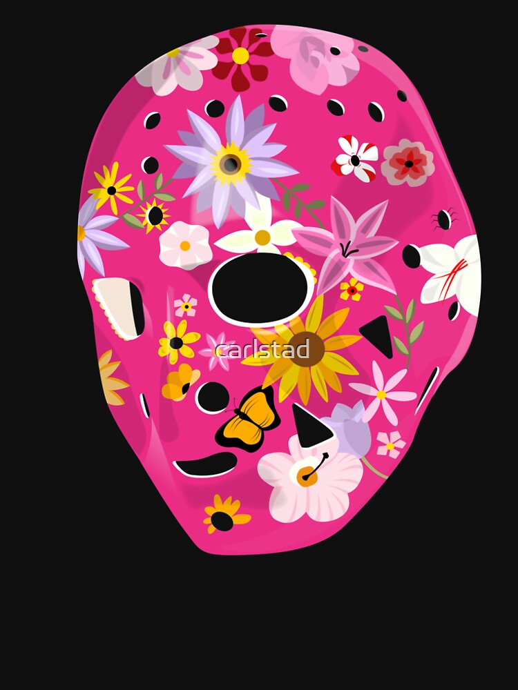Vintage Goalie Mask - Springtime Flowers by carlstad