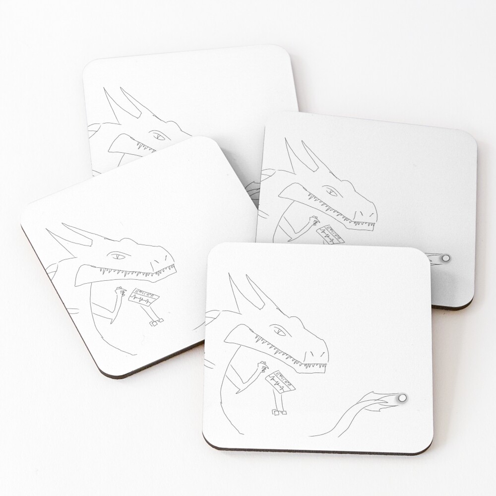 Item preview, Coasters (Set of 4) designed and sold by HIGHCYBERNETIC.