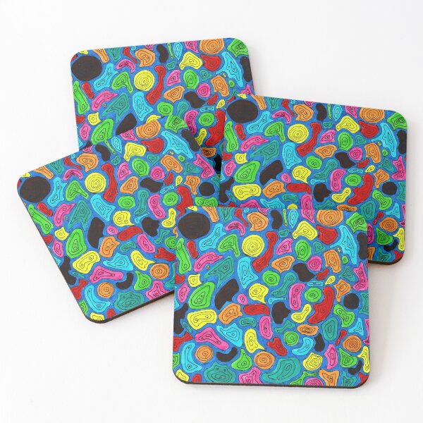 Item preview, Blob Pattern on Blue Background designed and sold by carolyn-schweda.
