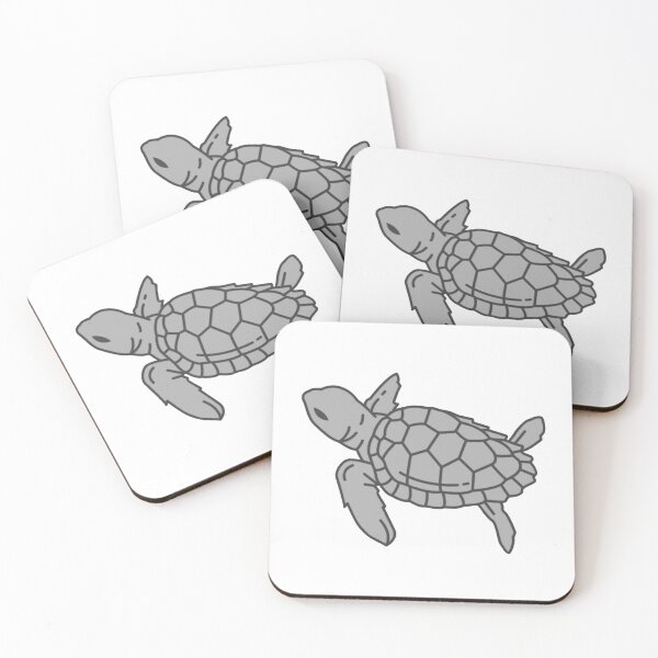 Aperçu de l'œuvre tortue de mer gris ardoise créée et vendue par hoperobinett.