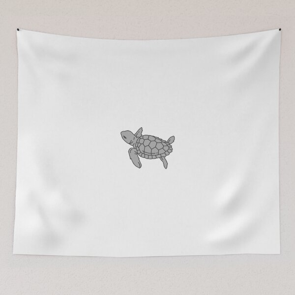 Item preview, slate gray sea turtle designed and sold by hoperobinett.