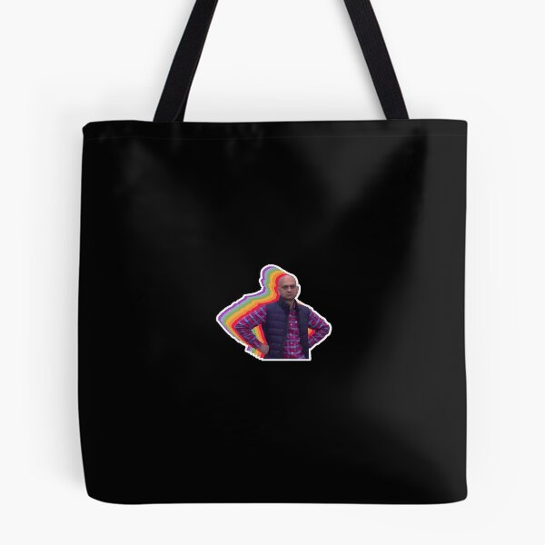 Item preview, Disappointed Indian Man Rainbow Meme Sticker designed and sold by LAST WEEK'S STOLEN AESTHETICS.