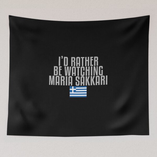Item preview, I'd rather be watching Maria Sakkari designed and sold by mapreduce.