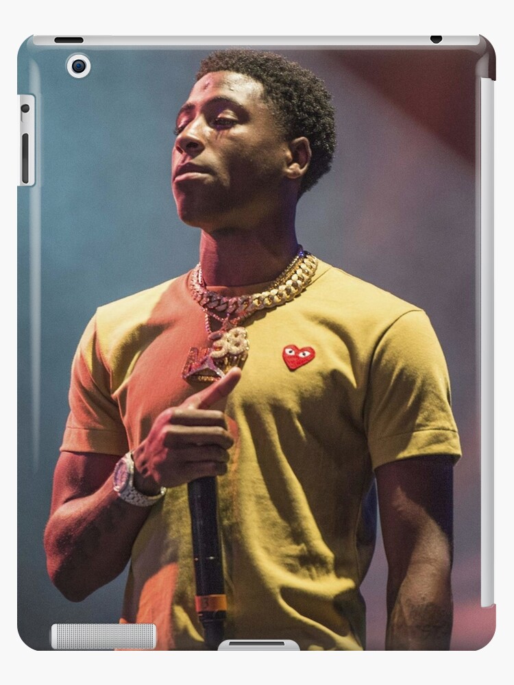 Never Broke Again Youngboy Diamond and Gold Chain iPad Case