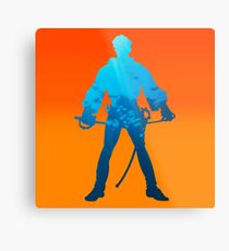 Live Fast. Die Young. Metal Print