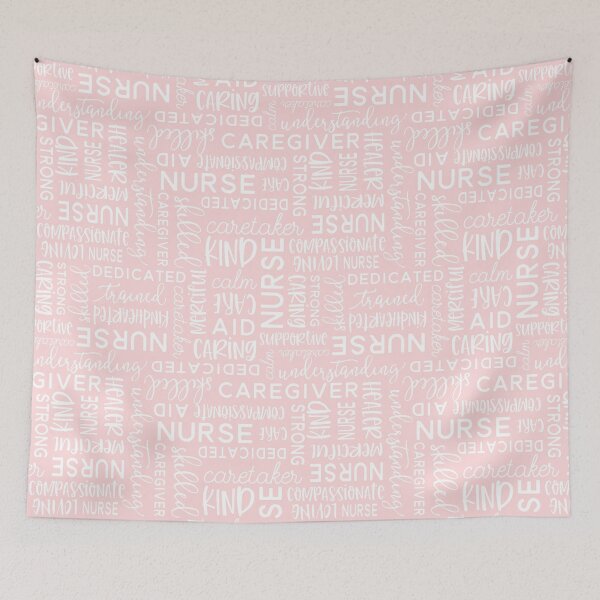 Item preview, Nursing love - nurse pink designed and sold by littlearrow.