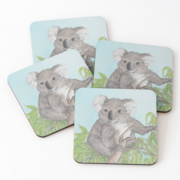 Home among the gumtrees Coasters (Set of 4)