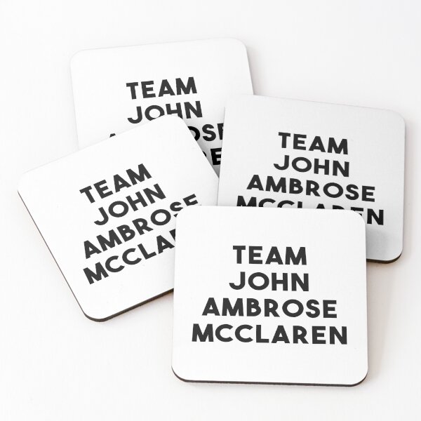 Item preview, Team John Ambrose Mcclaren designed and sold by quoteedesigns.