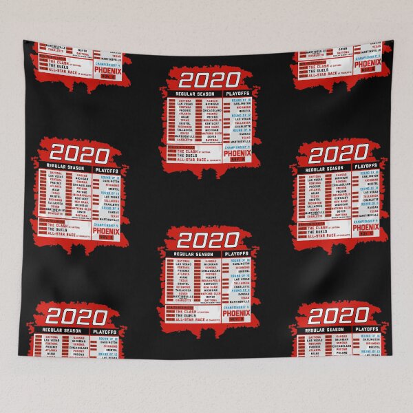 Item preview, 2020 NASCAR Schedule designed and sold by MainEventMedia.