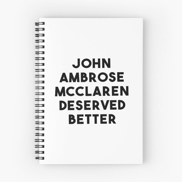 Item preview, John Ambrose Mcclaren Deserved Better designed and sold by quoteedesigns.