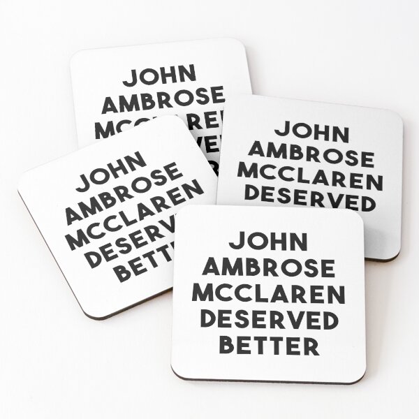 Item preview, John Ambrose Mcclaren Deserved Better designed and sold by quoteedesigns.