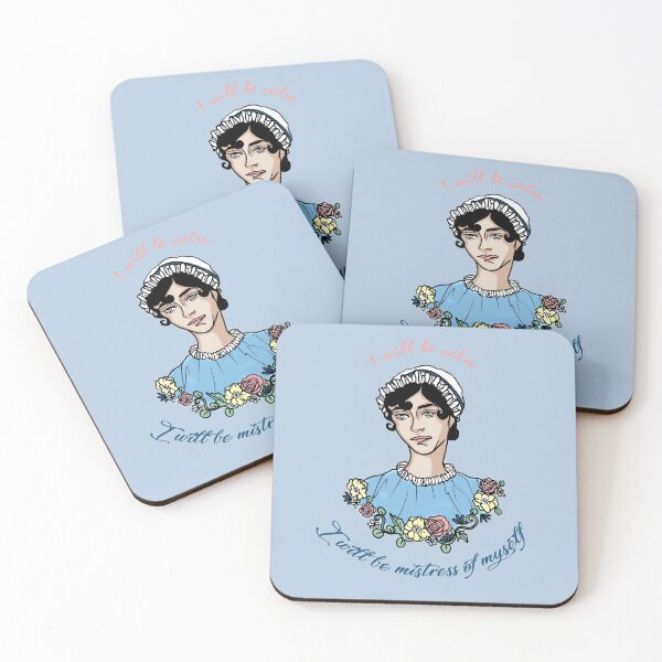 Item preview, Jane Austen: I will be calm, I will be mistress of myself english literature quote designed and sold by Nbz11.