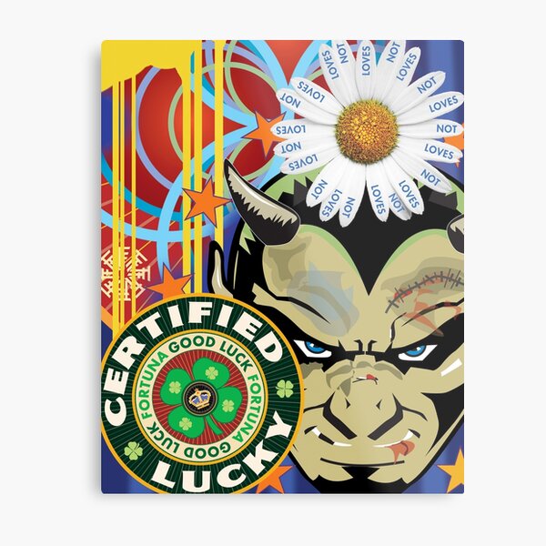 Lucky Devil Metal Print