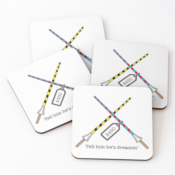 Tell him he's dreamin', The Castle movie, Darryl Kerrigan Coasters (Set of 4)