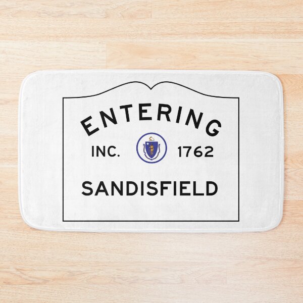 Item preview, Entering Sandisfield Massachusetts - Commonwealth of Massachusetts Road Sign  designed and sold by NewNomads.