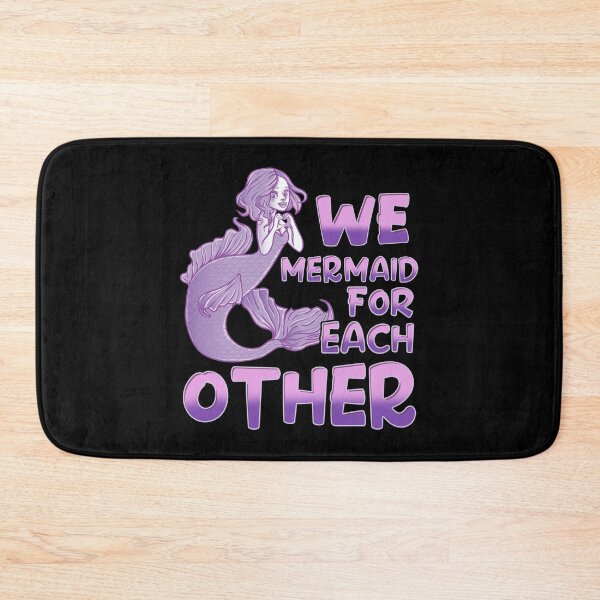 Item preview, Cute We Mermaid For Each Other Romantic Pun designed and sold by perfectpresents.