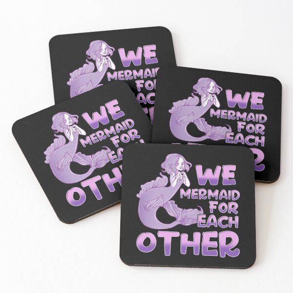 Item preview, Cute We Mermaid For Each Other Romantic Pun designed and sold by perfectpresents.
