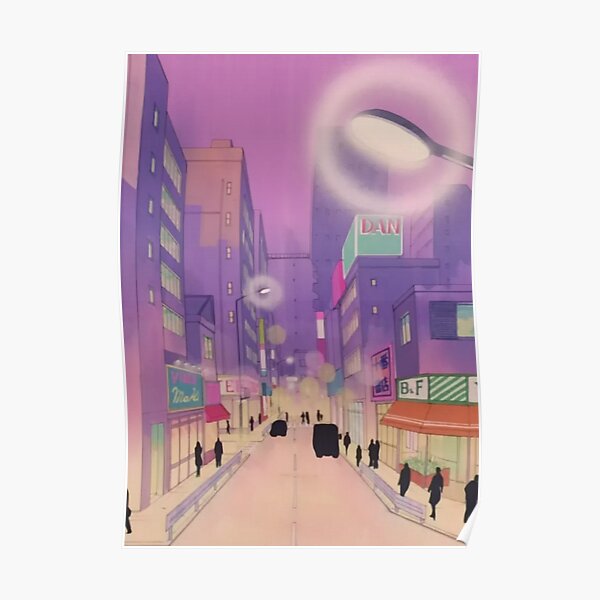 90s Anime Aesthetic Posters Redbubble