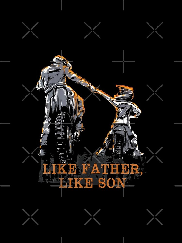 Disover Motocross Dirt Bike gift - Like Father Like Son gift for dad and son Iphone Case