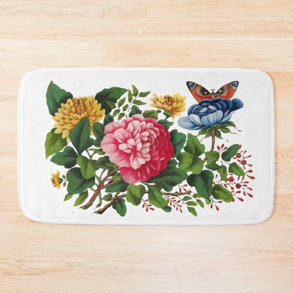 Item preview, Chinese peony painting Qing Dynasty designed and sold by digitalvintage.