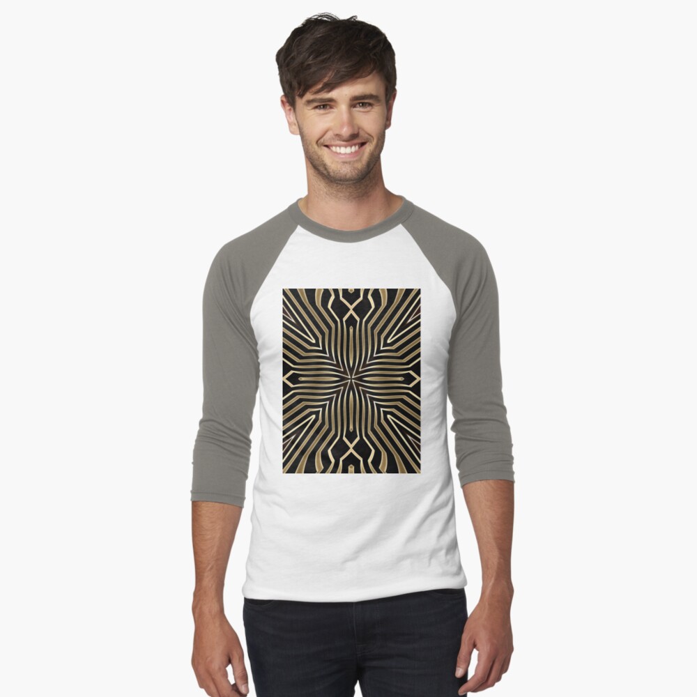 Item preview, Baseball ¾ Sleeve T-Shirt designed and sold by vkdezine.