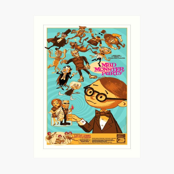Mad Monster Party (1967) 3 Art Print