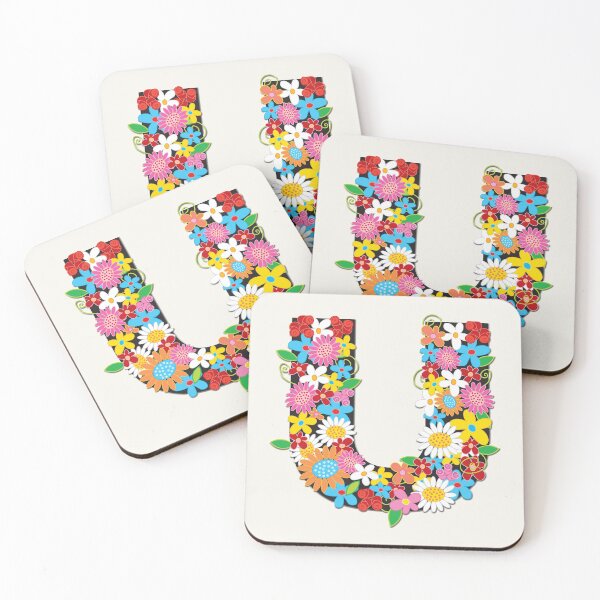 Item preview, Spring Flowers Alphabet U Monogram designed and sold by fatfatin.