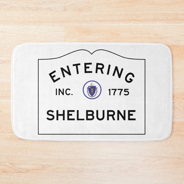 Item preview, Entering Shelburne Massachusetts - Commonwealth of Massachusetts Road Sign  designed and sold by NewNomads.