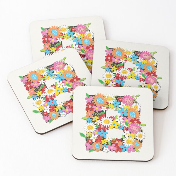 Item preview, Spring Flowers Alphabet B Monogram designed and sold by fatfatin.