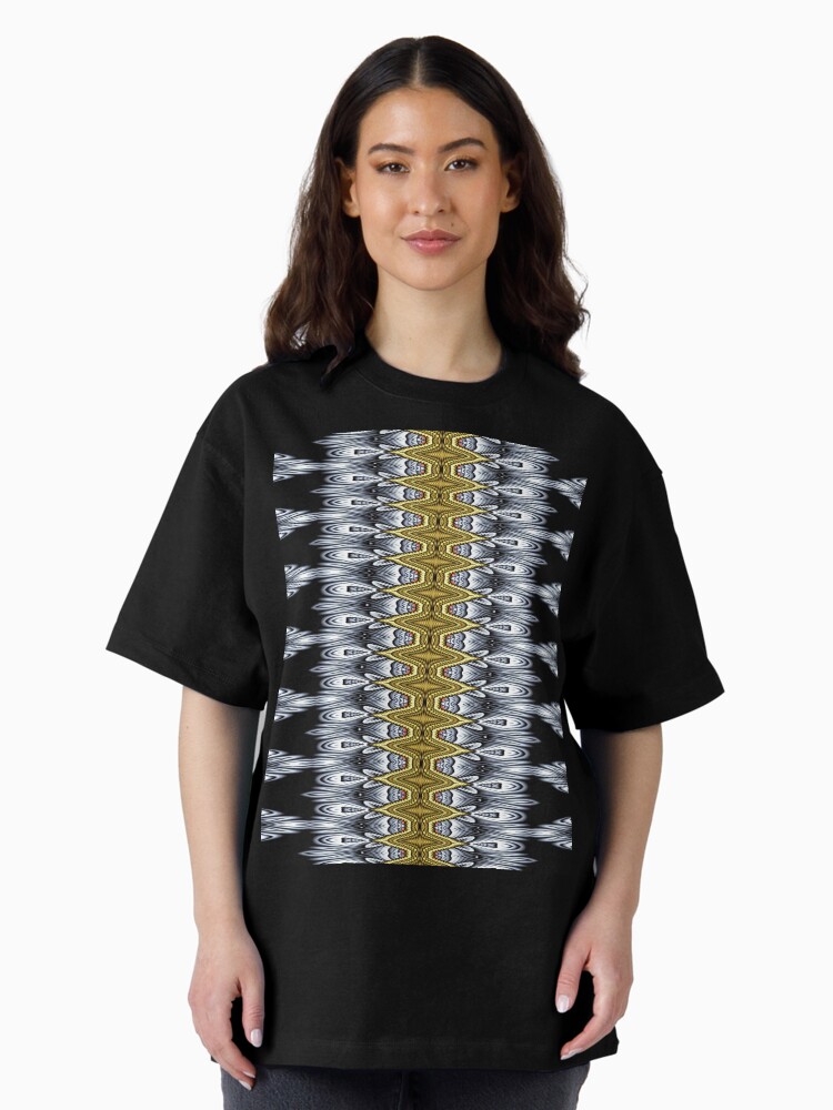 Thumbnail 1 of 7, Oversized T-Shirt, Exotic Crochet (1) designed and sold by vkdezine.
