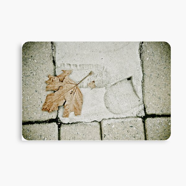 Fremantle footpath Canvas Print