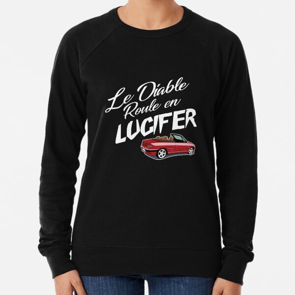 Le Diable Roule En LUCIFER - Marron & Blanc Sweatshirt léger