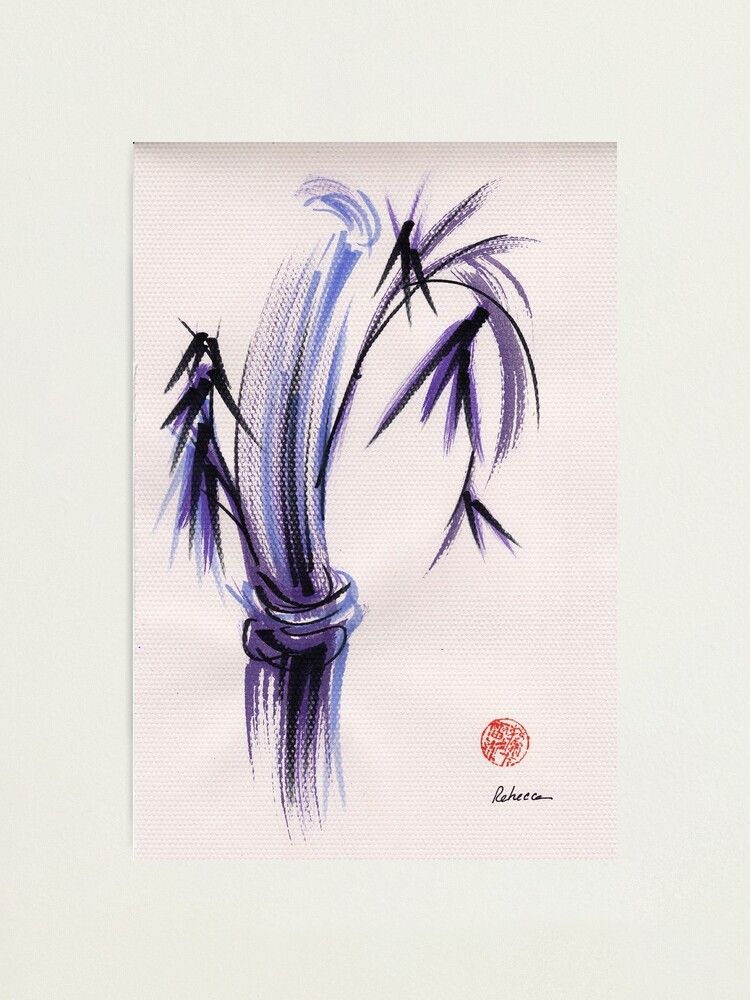 Gentle Soul Chinese japanese ink brush pen painting Photographic