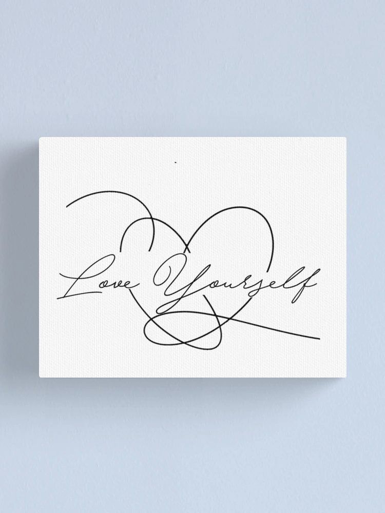 BTS Love Yourself Logo Words
