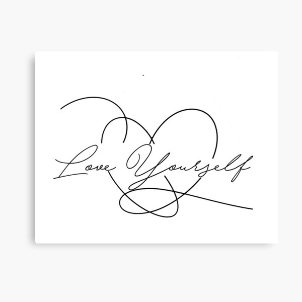 BTS Love Yourself Logo Words