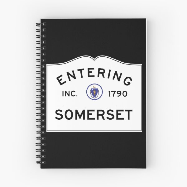Item preview, Entering Somerset Massachusetts - Commonwealth of Massachusetts Road Sign  designed and sold by NewNomads.