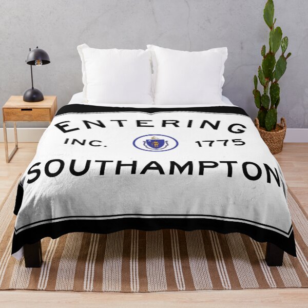 Item preview, Entering Southampton Massachusetts - Commonwealth of Massachusetts Road Sign designed and sold by NewNomads.