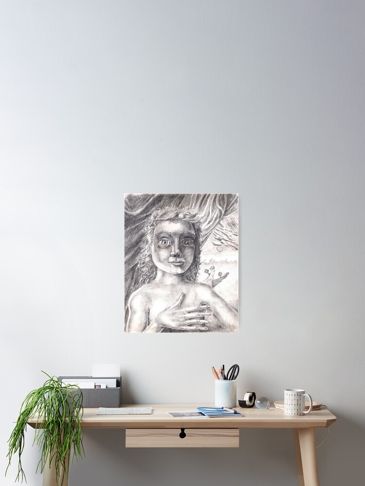 Thumbnail 1 of 3, Poster, Pandora (the drawing) designed and sold by Davol White.