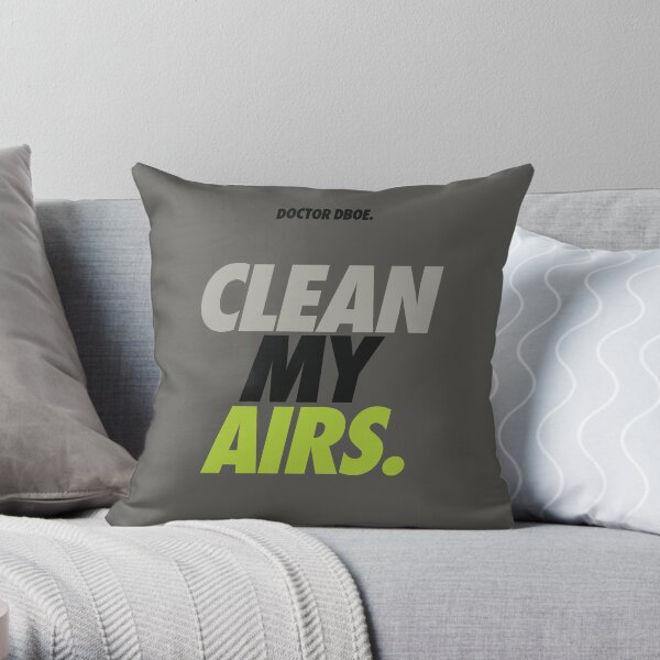 Clean My Airs OG 95 Throw Pillow