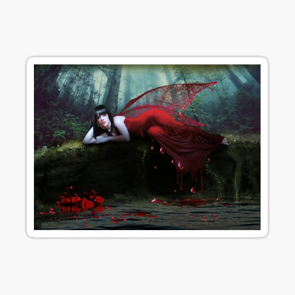 'NOT A NICE FAIRY' Sticker