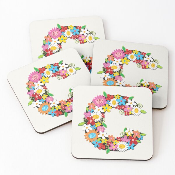Item preview, Spring Flowers Alphabet C Monogram designed and sold by fatfatin.