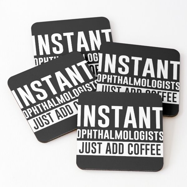 Item preview, Instant Ophthalmologists Just Add Coffee - White designed and sold by saechla.