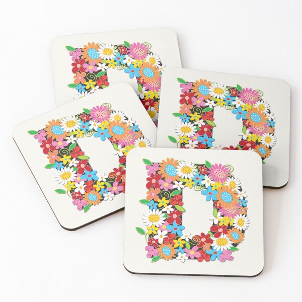 Item preview, Spring Flowers Alphabet D Monogram designed and sold by fatfatin.
