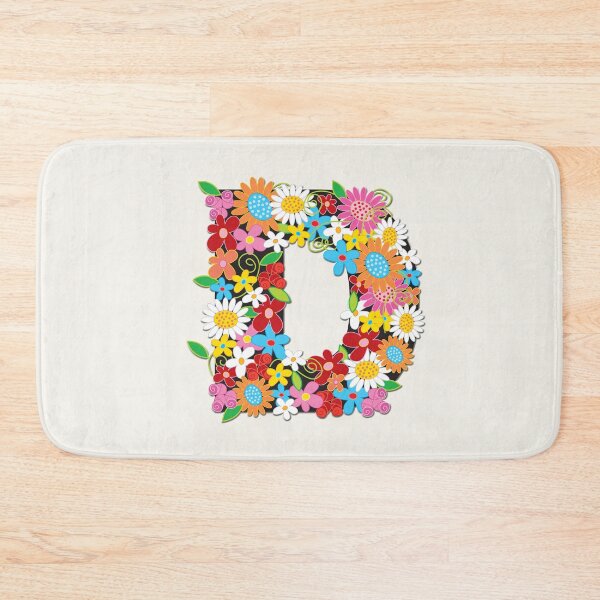 Item preview, Spring Flowers Alphabet D Monogram designed and sold by fatfatin.