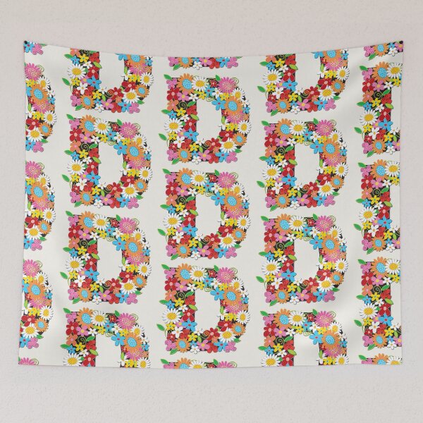 Item preview, Spring Flowers Alphabet D Monogram designed and sold by fatfatin.