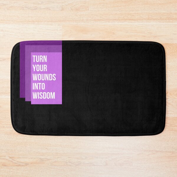 Item preview, Motivational 'Wounds Into Wisdom' Quote Design designed and sold by Green Corner.