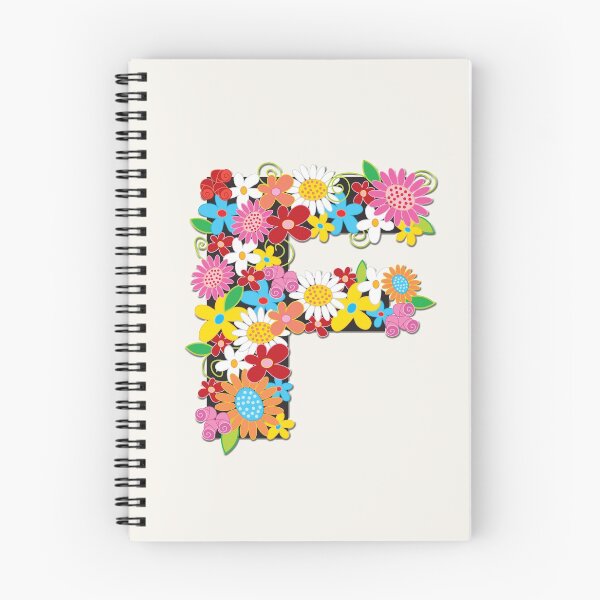 Item preview, Spring Flowers Alphabet F Monogram designed and sold by fatfatin.